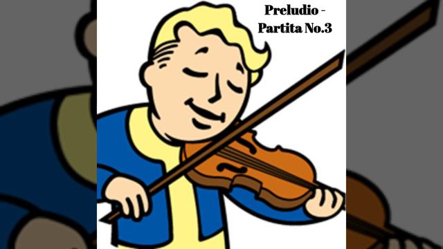 Fallout 3 - Preludio, Partita No.3 - J.S. Bach