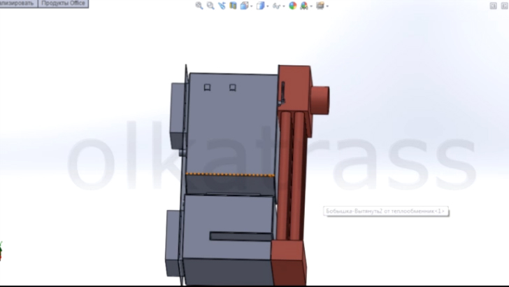 технология и процесс сборки пиролизного котла в 3D
