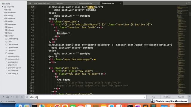 #22 Laravel 10 CRUD Operations | CMS / Dynamic Pages (VII) | Delete CMS Page Functionality