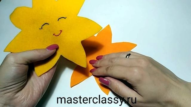How to make felted sun. Felt Sun tutorial. Объемное солнце из фетра. Видео урок