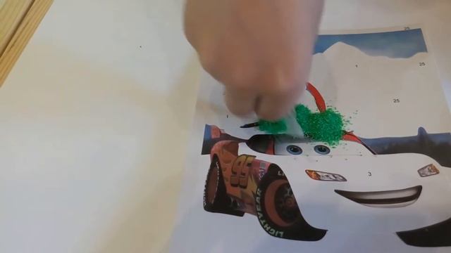 Тачки 2, картины из песка. Сars 2, pictures of sandy. McQueen and Francesco.