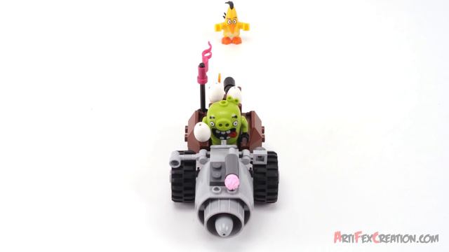 Lego Angry Birds Movie Piggy Car Escape 75821 Stop Motion Build Review