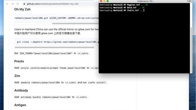 Upgrade your mac experience with iTerm2, oh-my-zsh and powerlevel10k!