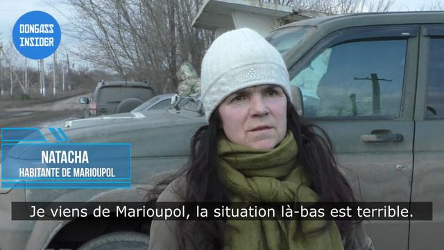 Les soldats de la RPD et de l'armée russe évacuent les civils de Marioupol - 10 mars 2022