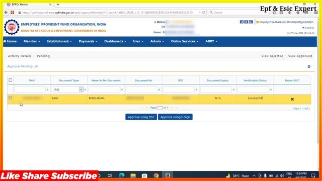 Digital Signature Se pf #kyc  Kaise approve kare | Dsc se kyc kaise approve kare | DSC java problem