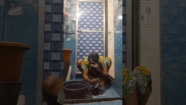 ASMR: Shampooing & Washing My Floor-Length Hair | My Very Long Hair Shampooing & Washing Routine