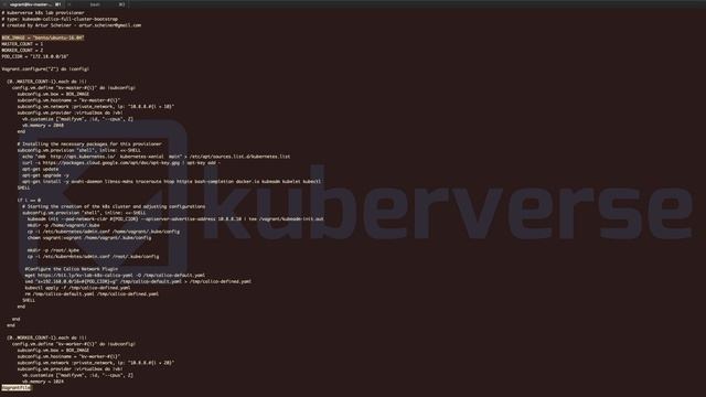 do labs #0 - HOW TO CREATE a KUBERNETES study cluster with Virtualbox and Vagrant