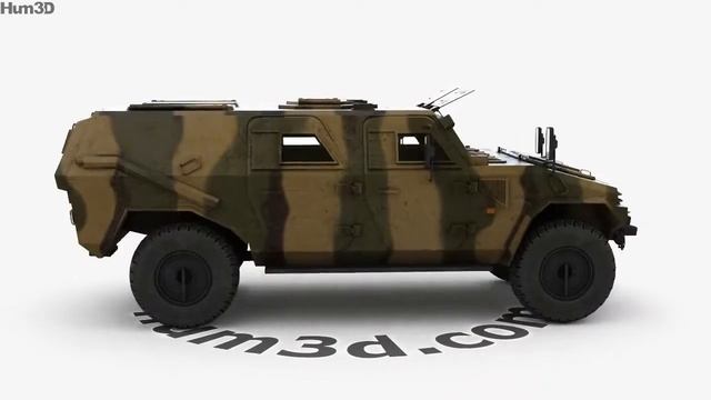 Dongfeng CSK 131 Mengshi 3D model by Hum3D.com