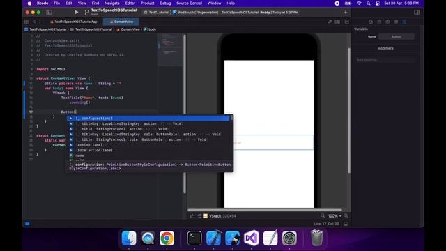 Text to Speech for Native iOS Apps with SwiftUI