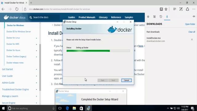 Docker Install Windows 10