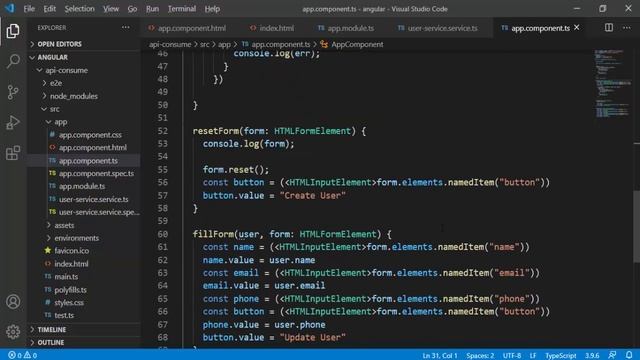HttpClientModule | Angular | Consume API | Put Request |  Hindi