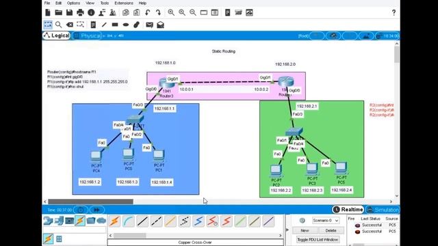 how to configure Static Routing and Dynamic Routing | CCNA Online Course | Step by step process.
