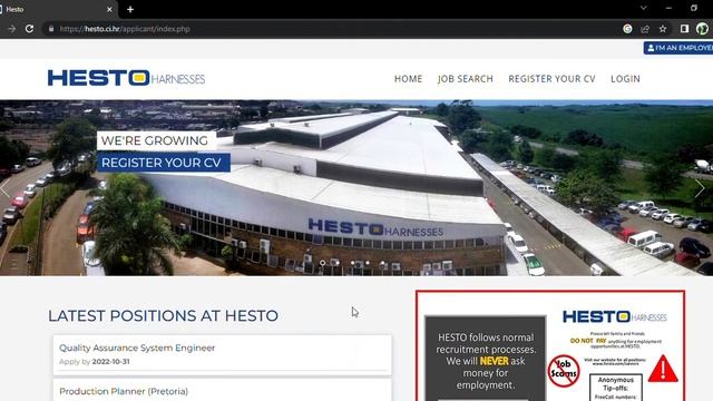 How To Apply For Jobs At Hesto | Register CV Online And Submit