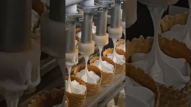 Как создаются разные виды мороженого на фабрике в Купино😍