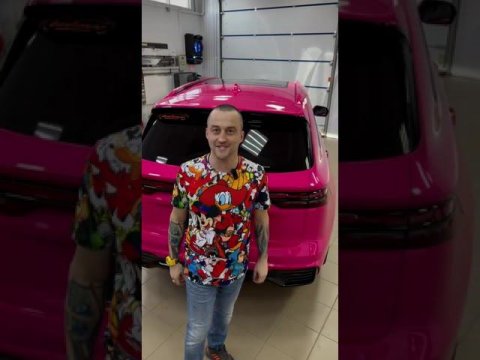 Оклейка виниловой пленкой нового Geely Monjaro