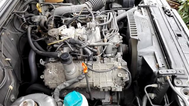Operation Warm engine to idle on the Volvo 760 GLE 2.8 V6 1987