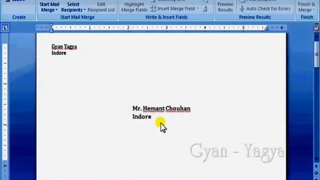 MS Word 2007 in Hindi / Urdu : Making Envelops & Labels - 15