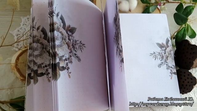#ScrapMania_tm Обзор блокнота с открытым переплетом Тайны леса