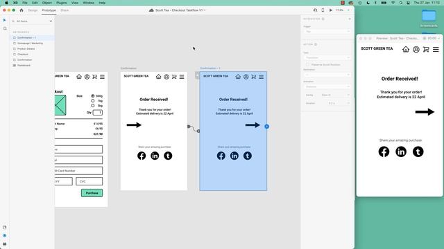 Auto Animation in Adobe XD