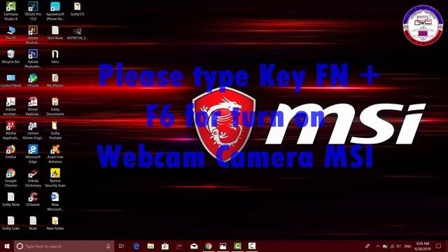 How to fix Camera Webcam all MSI Gaming Laptop & Screenshot work 100%