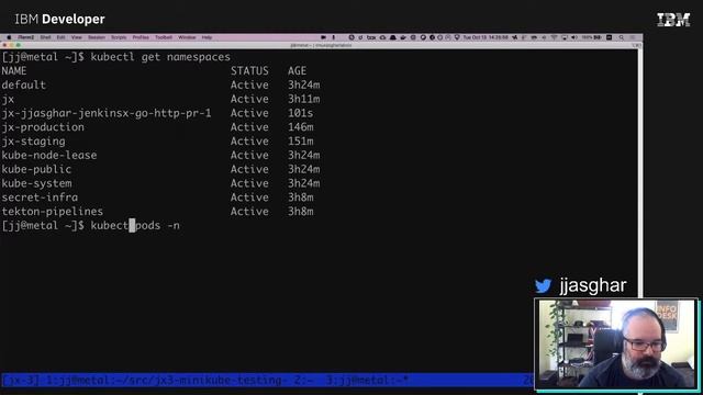 Walking through the typical GitHub/Developer Cycle with Jenkins-X