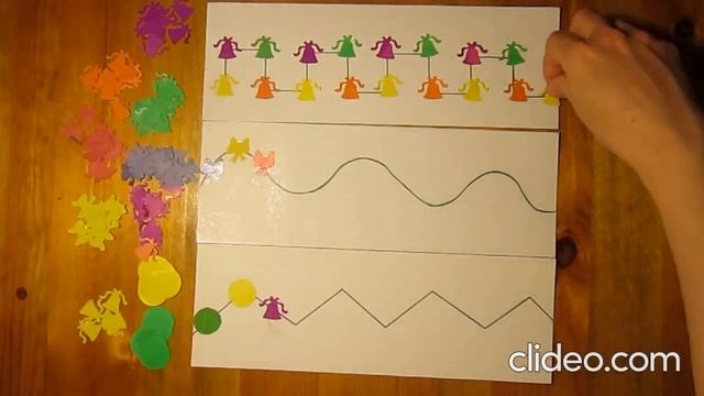 Дидактическая игра для детей Продолжи ряд.