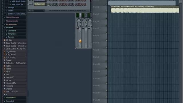 Сведение треков в FL Studio часть первая  DJ GoldenLion