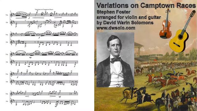 Variations on Camptown Races for Violin and Guitar