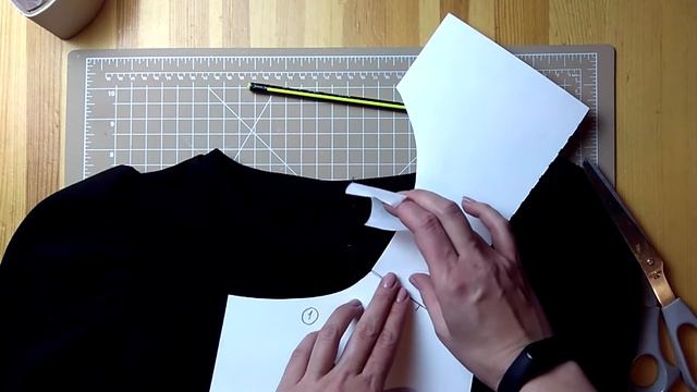 Как построить выкройку накладного воротника | Detachable collar pattern tutorial. ENG Sub
