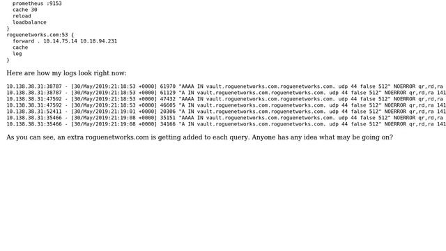 CoreDNS Help - Looks Like a Loop