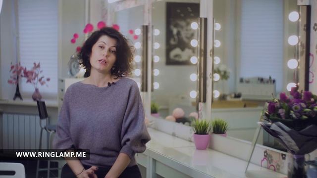 Рекламный ролик кольцевых LED-ламп.