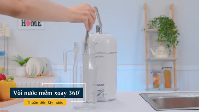 THIẾT BỊ LỌC NƯỚC để bàn 1 lõi nhỏ gọn, lọc được 162L/giờ
