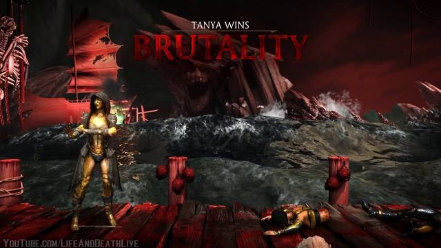 Mortal Kombat X - D'Vorah/Tanya Mesh Swap Intro, X Ray, Victory Pose, Fatalities and Brutality