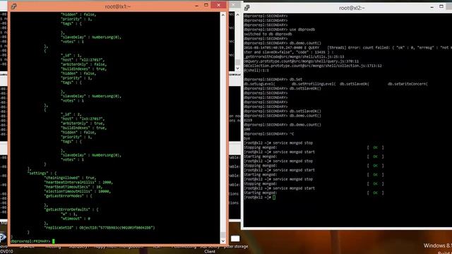 MongoDB with Write Concern w:2