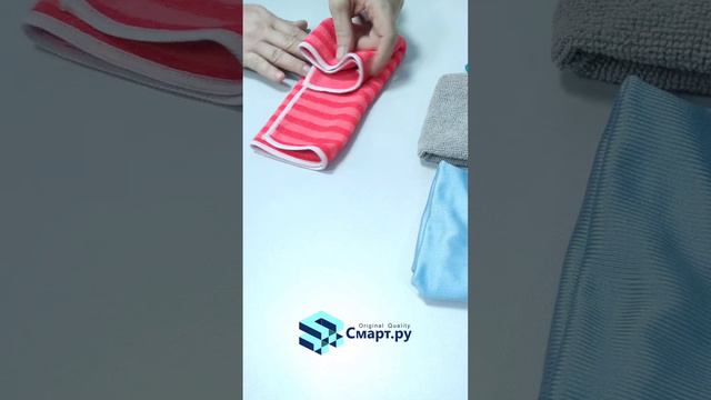 Как сложить салфетки для уборки быстро и аккуратно