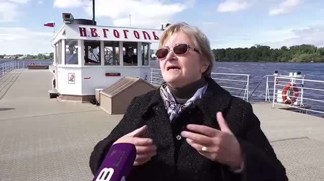 Прогулка по Северной Двине на пароходе-колёснике в подарок.