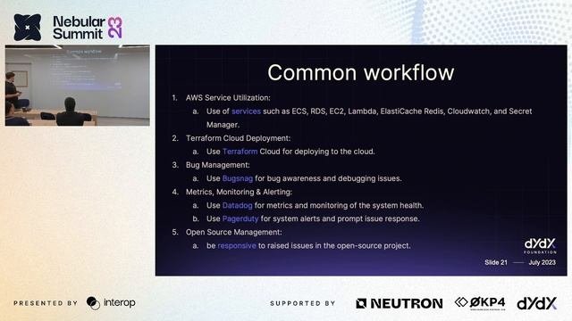 Nebular Summit - Technical Workshop Indexer - Dilan Asatekin - Co-Founder Imperator