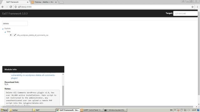 WordPress Delete-All-Comments plugin v2.0 - Arbitrary file upload