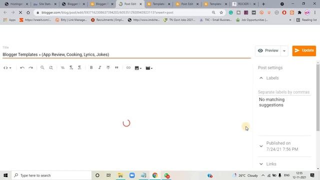 Blogger Post SEO, Theme, Editing, Menu, Layout, Settings, APM, Ads Fixing, Earnings Details In Tami