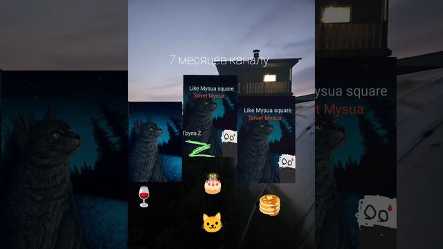 7 месяцев каналу