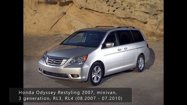 HONDA ODYSSEY - Evolution 1994 - 2022 - All generation - TechnoEvolution