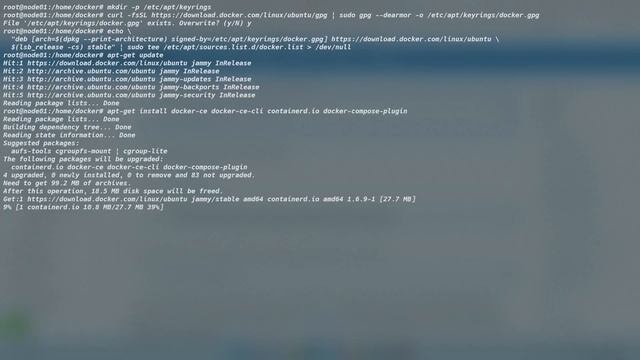 Dərs 3 - Ubuntu 22.04 üzərinə Docker qurulması