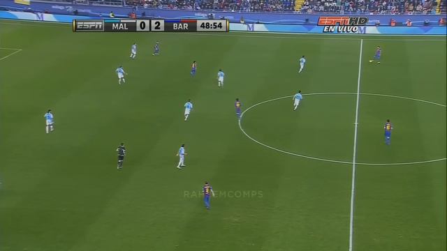 Messi Insane Hat-Trick vs Malaga (Away) 2011-12 English Commentary HD 720p60