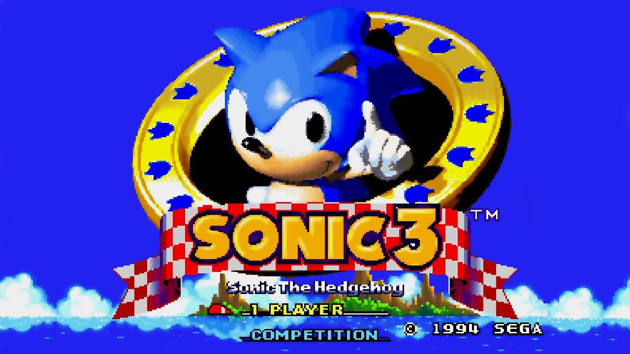 Ретро-игровой стрим. Прохождение Sonic 3 на приставке Сега (Sega Mega Drive 2) (LongPlay)