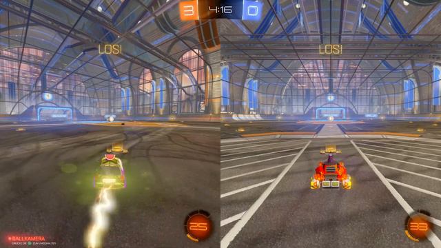 Rocket League Splitscreen: Short 2 vs 2