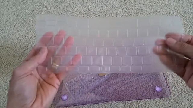 Unboxing New Apple Macbook Air 13 Inch Hard Cover Clear Purple Case Full HD 2017