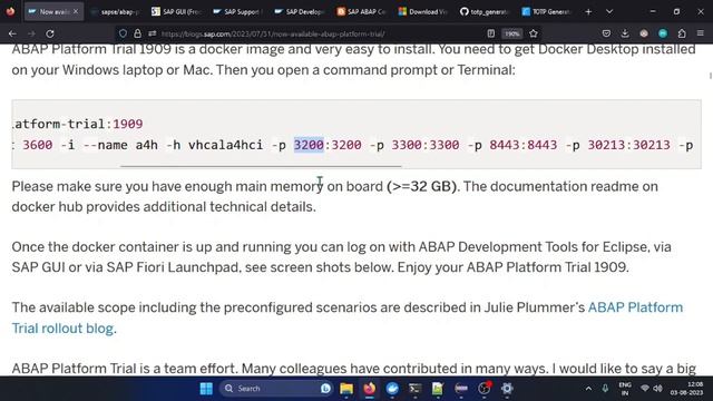 FREE INSTALLATION GUIDE | ABAP PLATFORM 1909 - WITH DOCKER