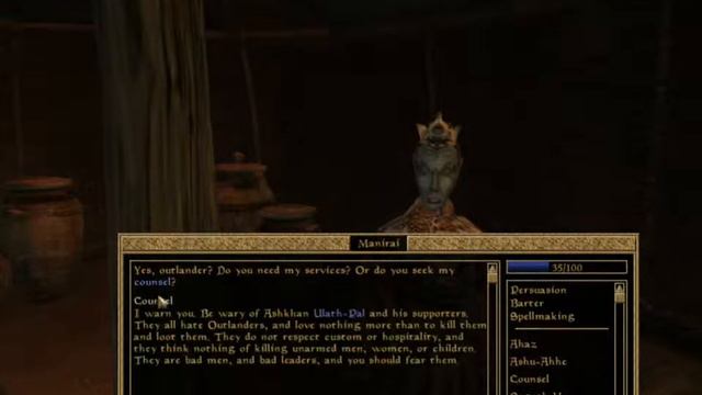 The Elder Scrolls III: Morrowind - HD Walkthrough Part 35 - Erabenimsun Camp