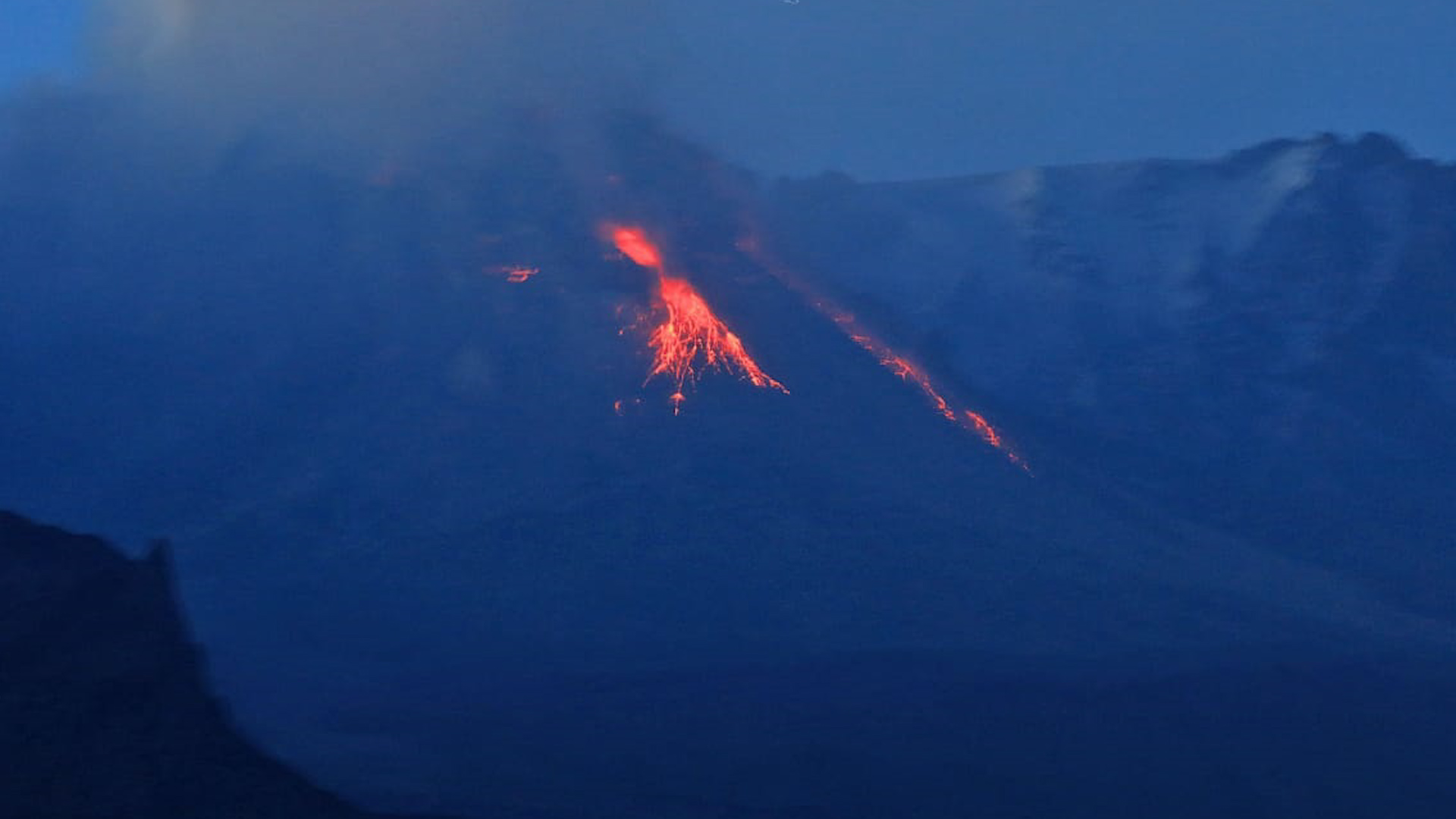 Вулкан Шивелуч извержение 2022