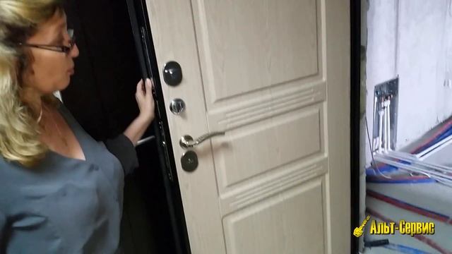 Видео отзыв на установку стальной двери Аргус 